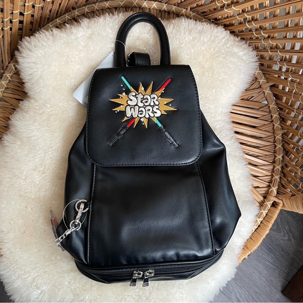 NWT Star Wars Black Backpack
